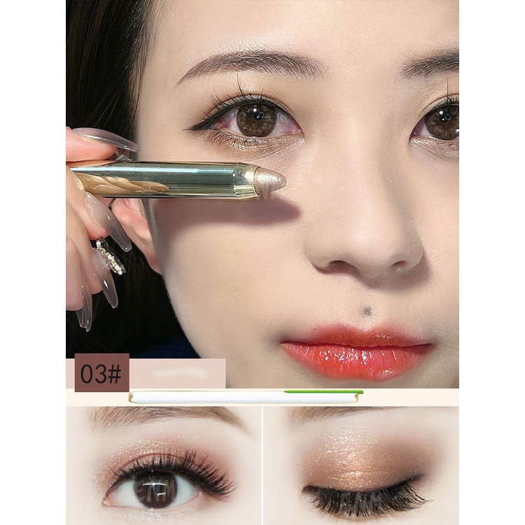 Bút phấn mắt ENM EYESHADOW, phấn mắt 2 đầu kèm cọ tán ENM nội địa Trung