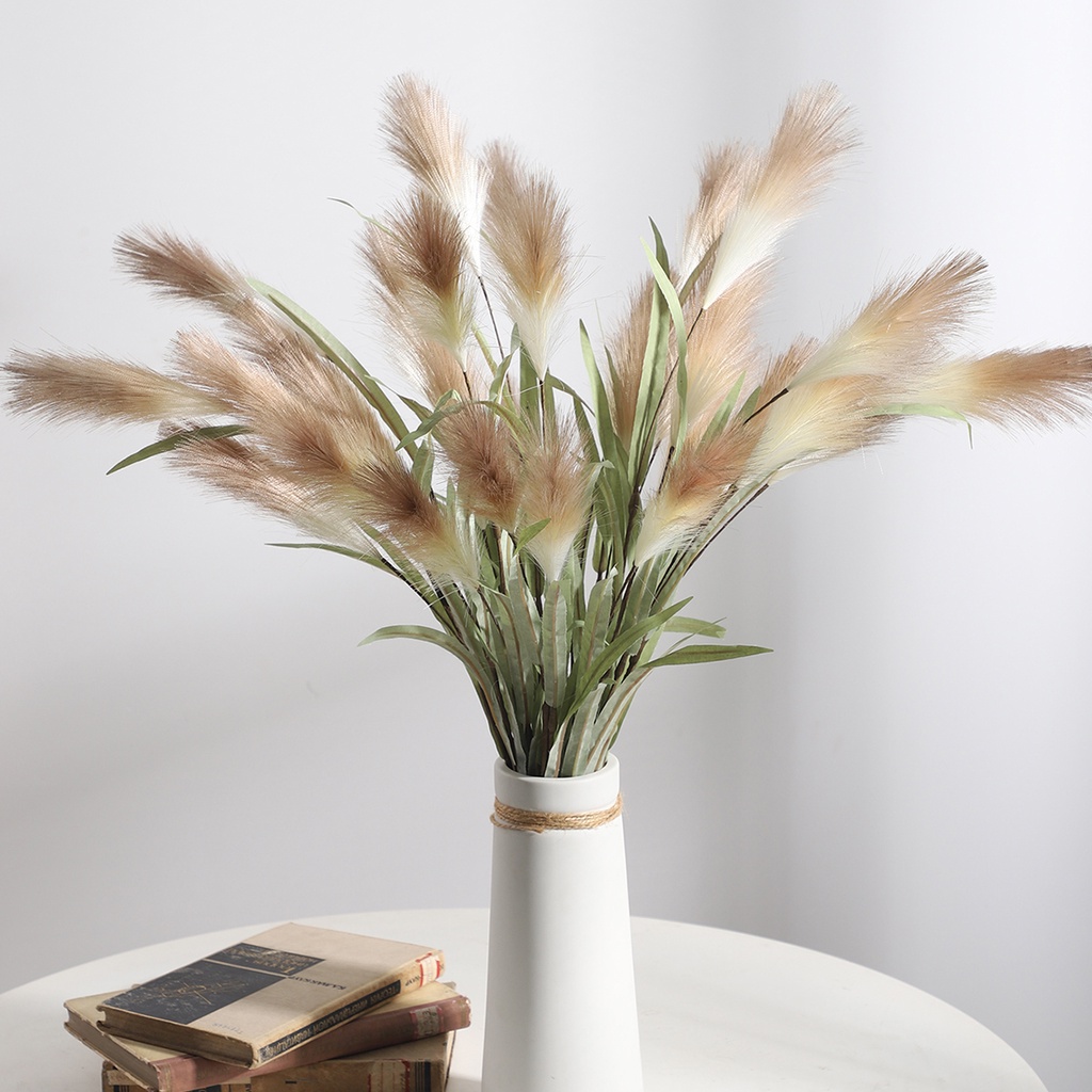 Set 3 Nhánh Lá Cây Nhân Tạo Tự Trang Trí Nhà Cửa / Tiệc Cưới / Năm Mới