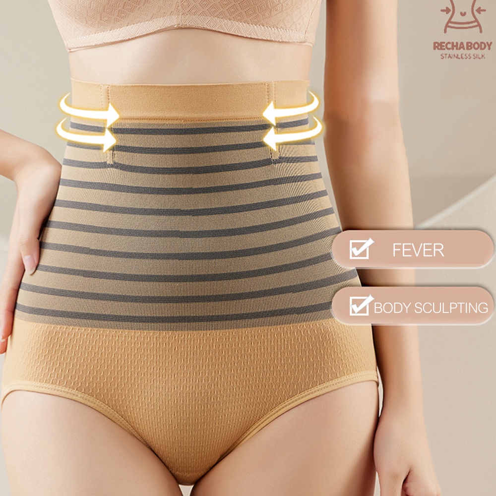 Quần Lót Lưng Cao Định Hình Bụng Phẳng Plus Size Cho Nữ