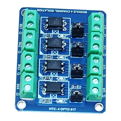 Mạch ra chân Opto Cách Ly 4 Kênh PC817 HTC