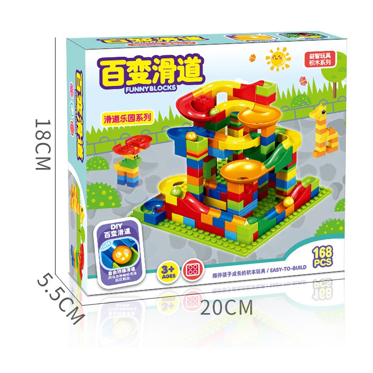 Bộ Xếp Hình Lắp Ráp Lego 168 Chi Tiết Giúp Bé Thoải Mái Sáng Tạo Phát Triển Trí Thông Minh LIKETECH TOYS