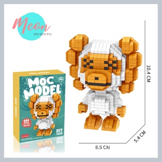 Xếp hình lego Kaws Baby Milo  - Miniblock Kaws baby milo