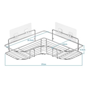 KỆ GÓC INOX DÁN TƯỜNG SIÊU CHẮC