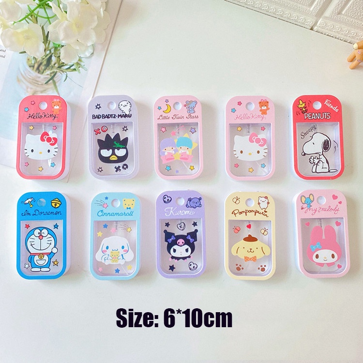 Bình xịt cồn khử trùng / nước hoa 45ml họa tiết hoạt hình đáng yêu tiện dụng