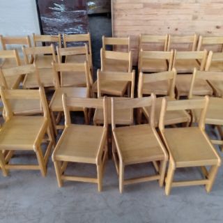Ghế gỗ thông nhập khẩu 30cm