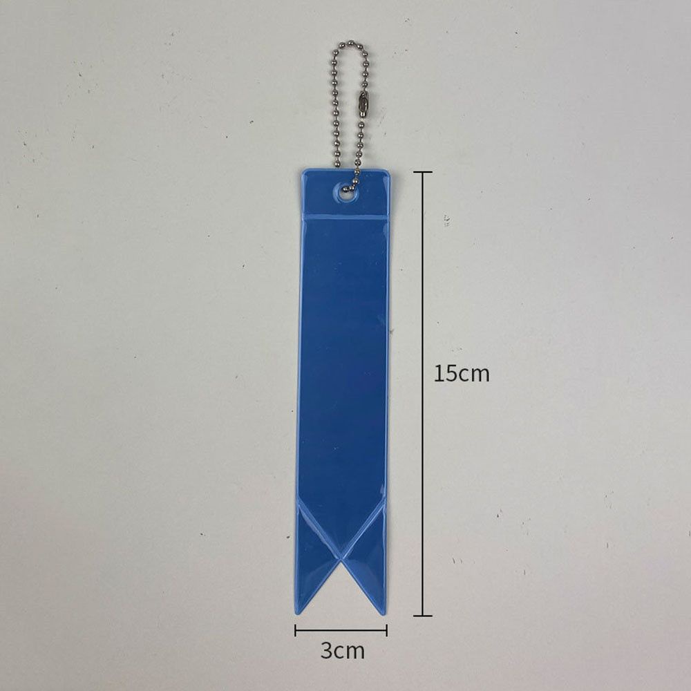 Móc khóa hình đèn cầy bằng pvc mềm nhiều màu sắc phản quang