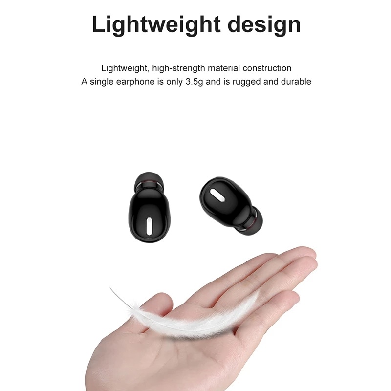 Tai Nghe Nhét Tai Bluetooth 5.0 Âm Thanh Sống Động Cho Samsung / Xiaomi / Oppo