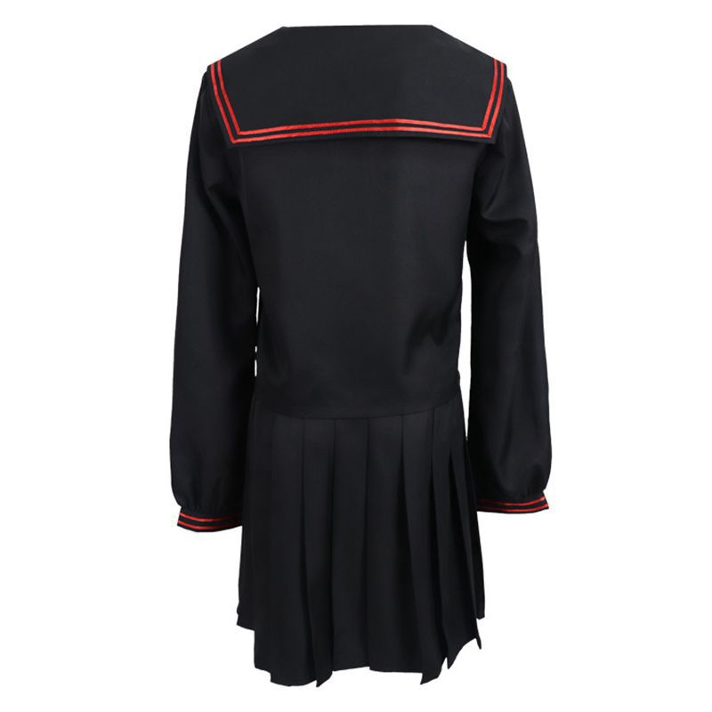 Anime Demon Slayer Kamado Nezuko Uniform Suit Cosplay Sailor Suit Costume Femal