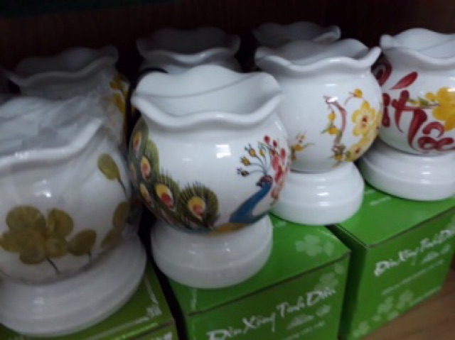 Đèn tinh dầu bát tràng loại lớn