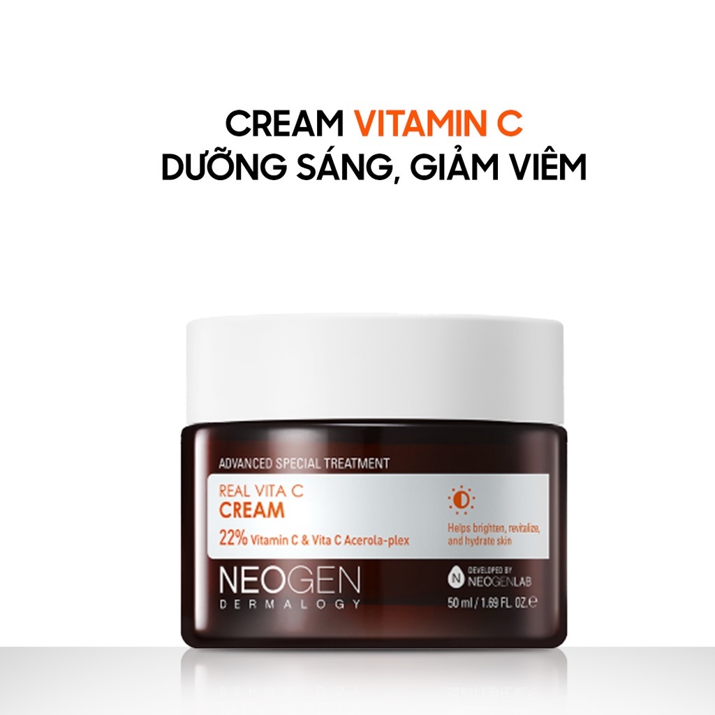 Kem Vitamin C Dưỡng Sáng, Mờ Thâm Mụn, Chống Gốc Tự Do Neogen Dermalogy Real Vita C Cream 50ml