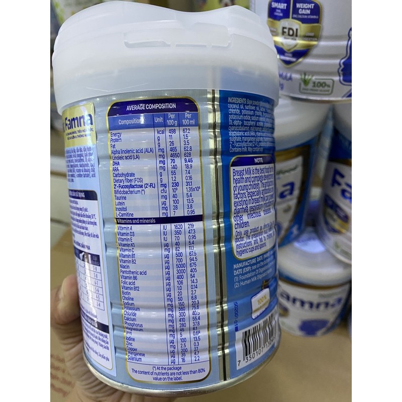 SỮA BỘT CAO CẤP NUTI FAMNA 400G