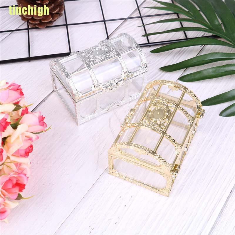 Hộp kẹo màu vàng bạc đựng socola cho tiệc cưới / sinh nhật