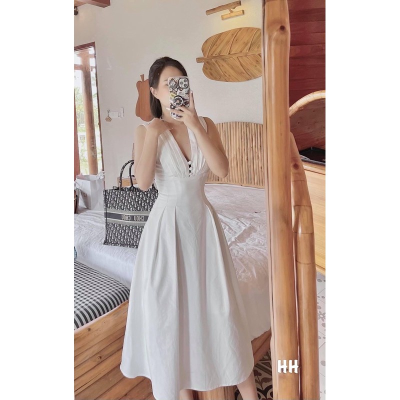váy cúc bọc