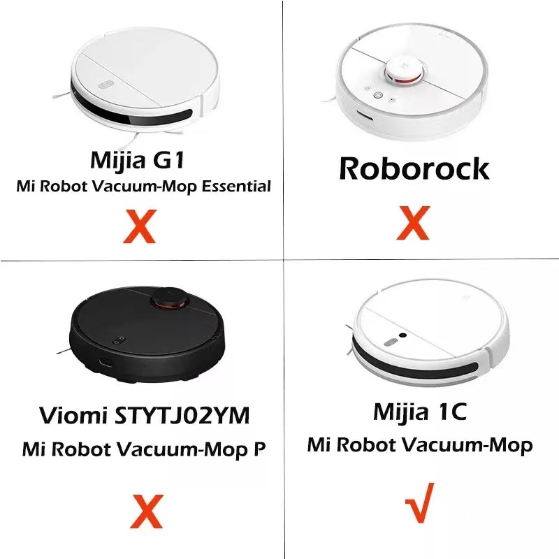 Bàn chải chính thay thế cho robot hút bụi Xiaomi Mijia 1C 2C 1T  X10+ B101CN STYTJ05ZHM STYTJ01ZHM SKV4093GL Mop 2 Pro+ Plus