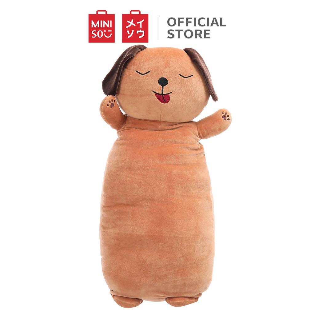 Gối ôm dài chó con Miniso