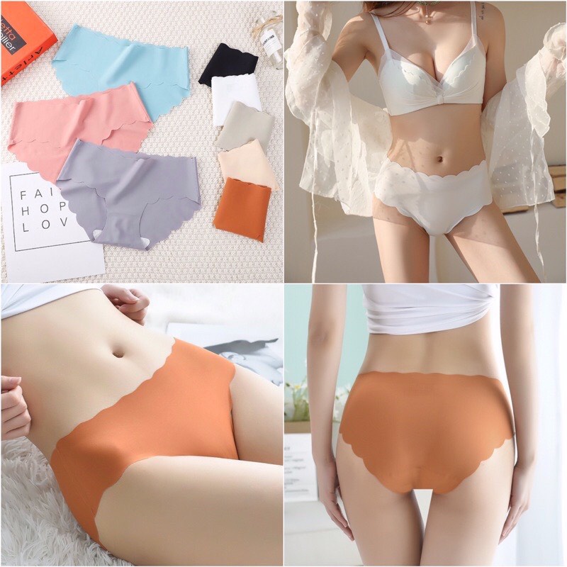 Quần Lót Đúc Su Nữ viền sóng gợi cảm tôn dáng sexy QL1034
