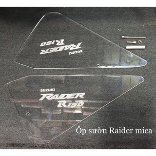 Ốp pô air lọc gió Raider, Satria trong suốt bằng Mica . DoChoiXeMay