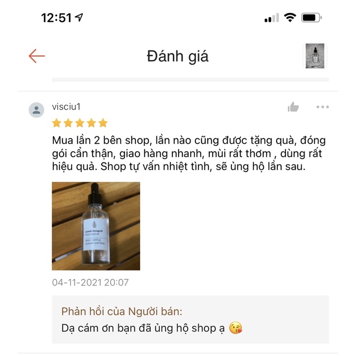 Dầu Massage (50 ml)