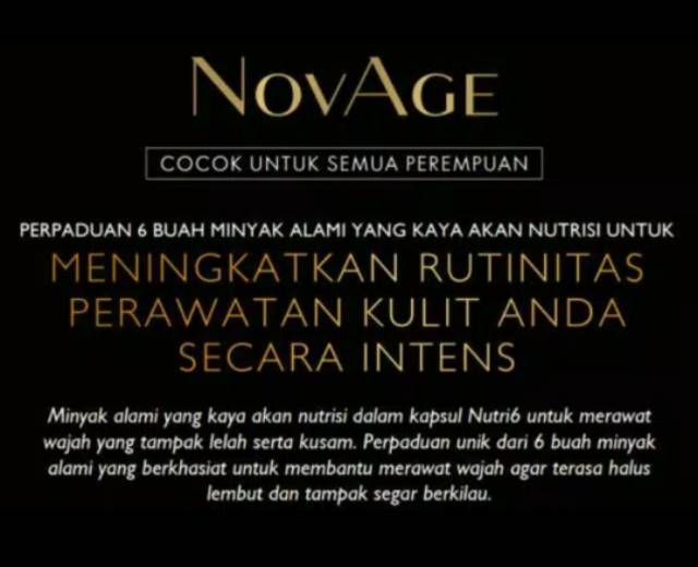 Novage Nutri6 Face Oil Capsule