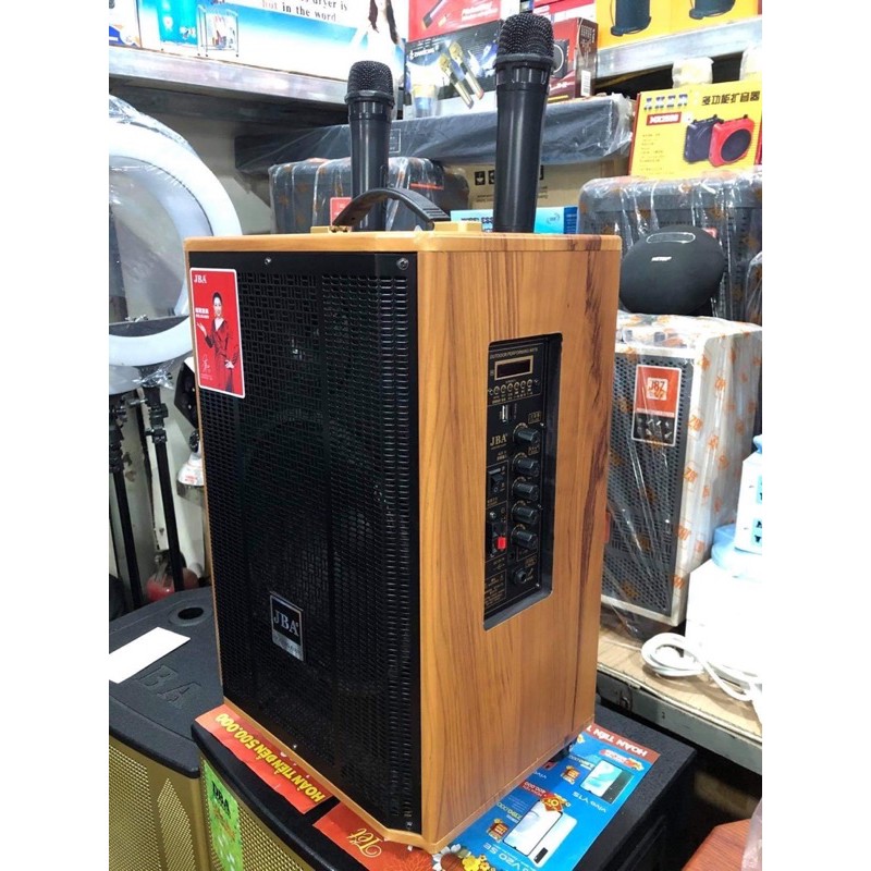 Loa Kéo JBA CH8 Bass 20 và JBA CH10 bass 25, Âm thanh tinh khiết, kèm 2 mic, có khiển từ xa