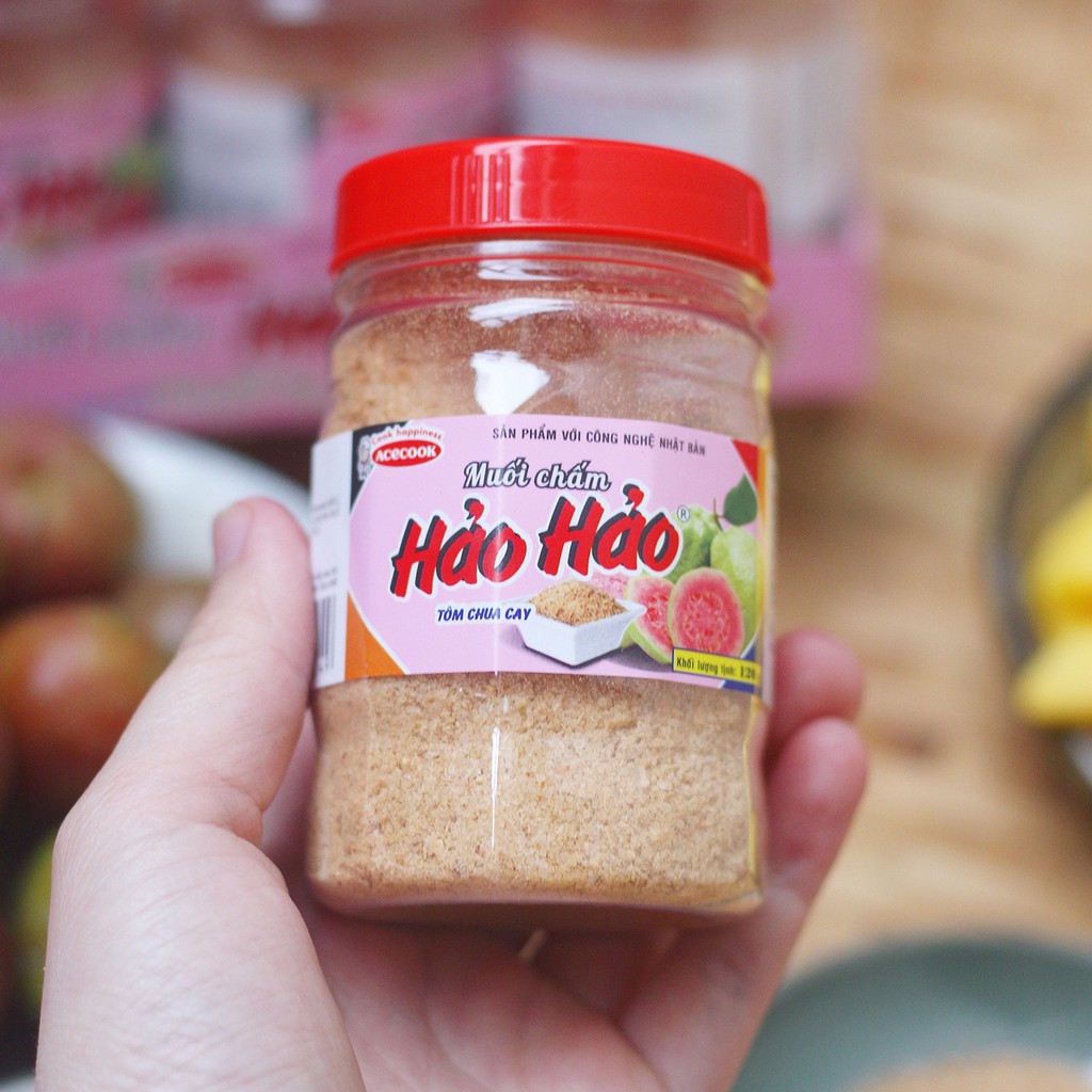 [Mã 77FMCGSALE1 giảm 10% đơn 250K] Muối chấm Hảo Hảo tôm chua cay hủ 120g Acecook Việt Nam date mới