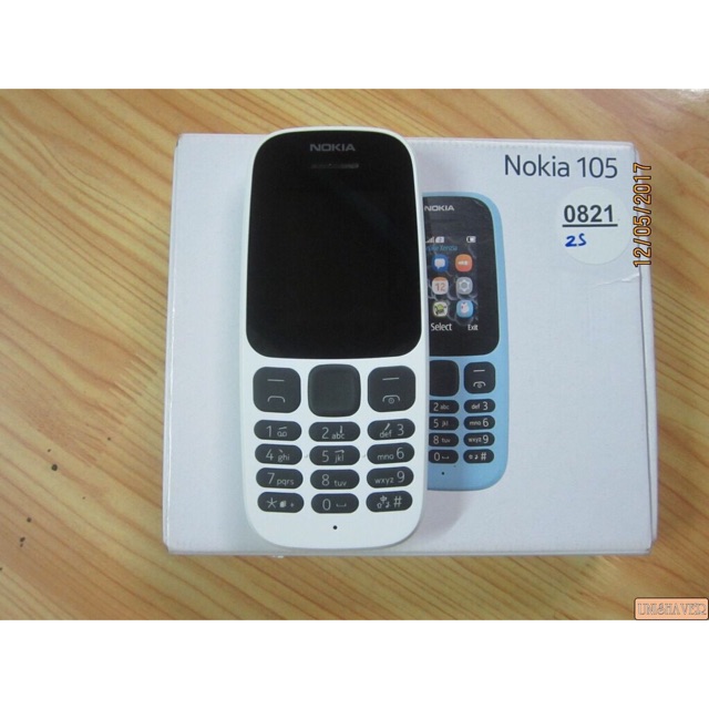 Điện thoại Nokia 105 2017 (1sim) Single Sim - Hàng chính hãng.
