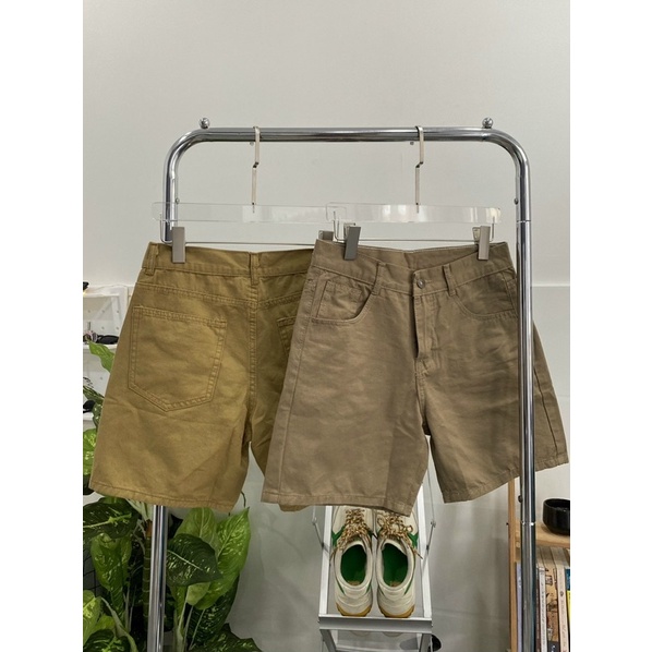QUẦN SHORT KAKI NAM NỮ BASIC UNISEX QUẦN ĐÙI KAKI NGẮN 5 MÀU