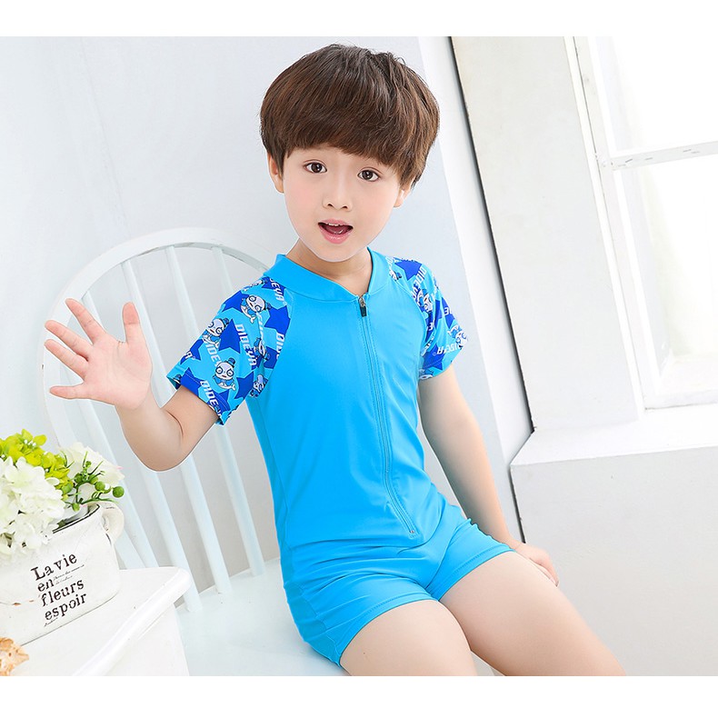 Đồ bơi bé trai liền thân thun lạnh 18401