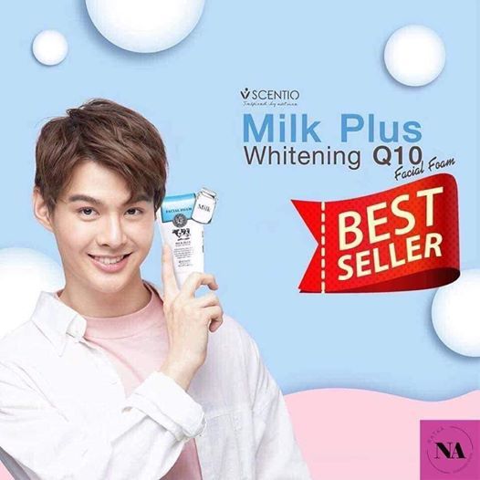 Sữa rửa mặt Milk Plus Whitening Q10 Thái Lan