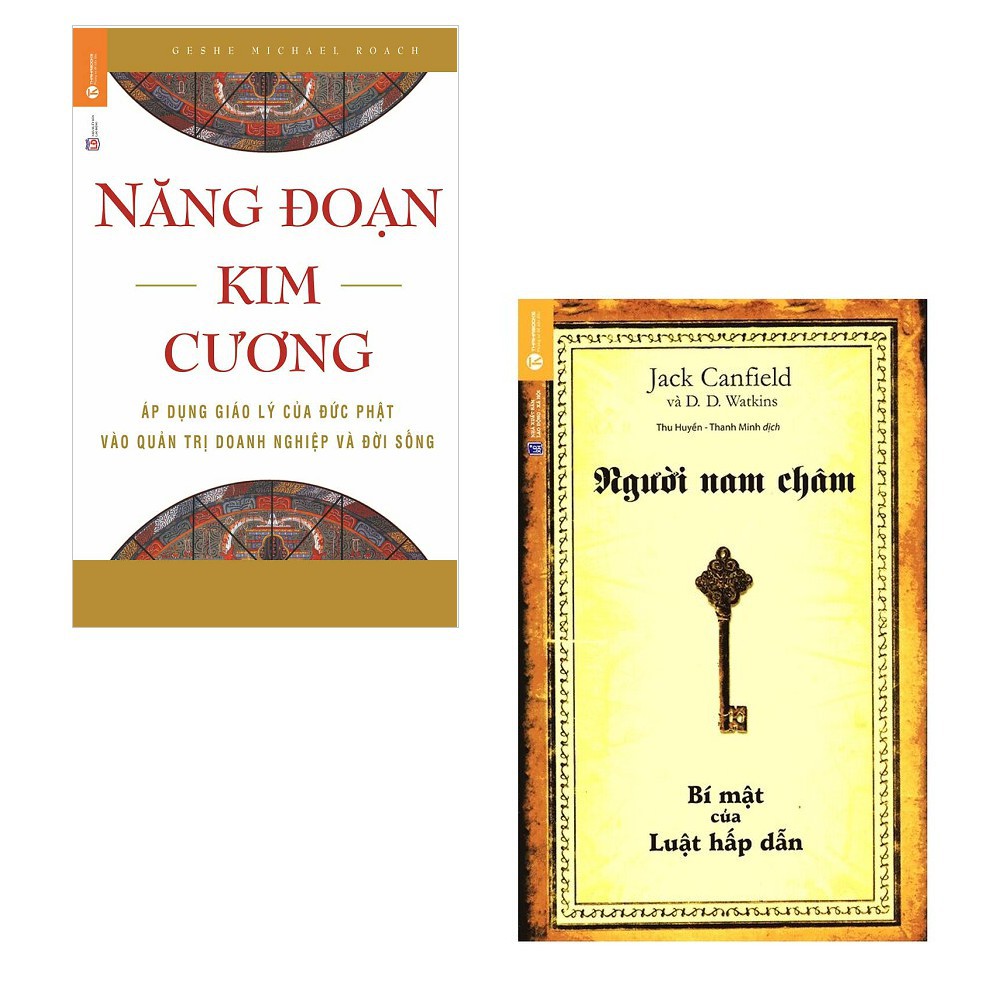 Sách - Combo Năng Đoạn Kim Cương + Người Nam Châm [Thái Hà Books]