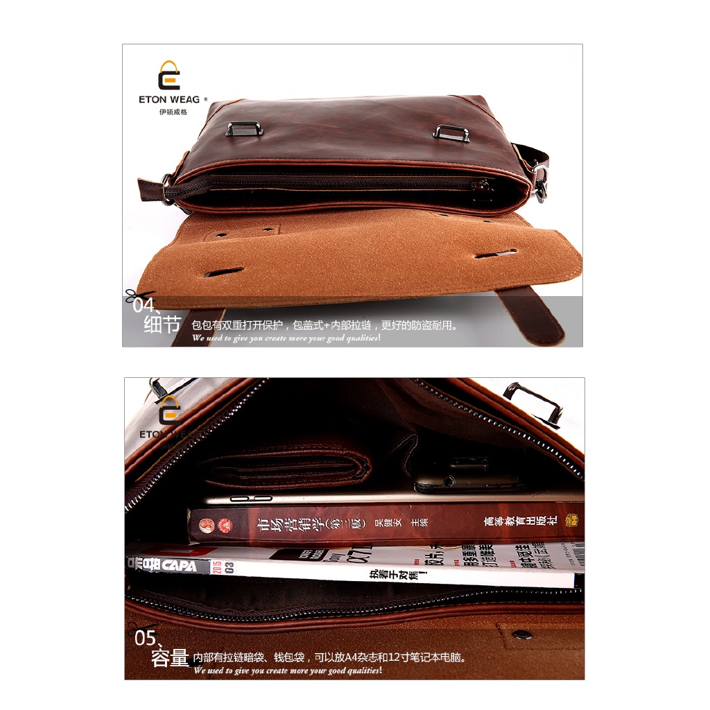 Túi xách tay chống thấm nước phong cách Retro hàn quốc giản dị dành cho nam | BigBuy360 - bigbuy360.vn
