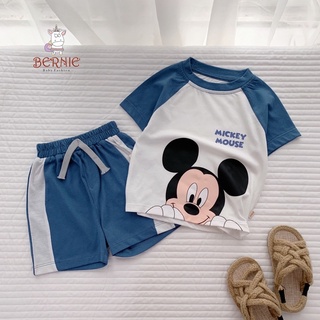 Bộ short cotton micky bé trai