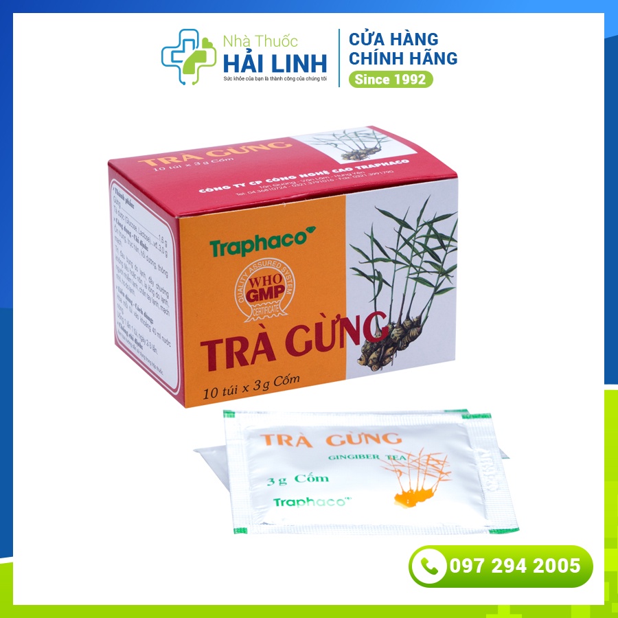 🔱  Trà gừng Traphaco