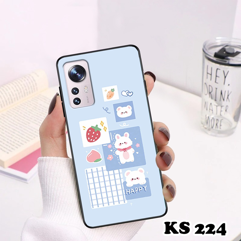 Ốp lưng Xiaomi 12 - Xiaomi 12S - Xiaomi 12 Lite - Ốp in hình thỏ con dễ thương - Lưng nhám Viền TPU cao cấp