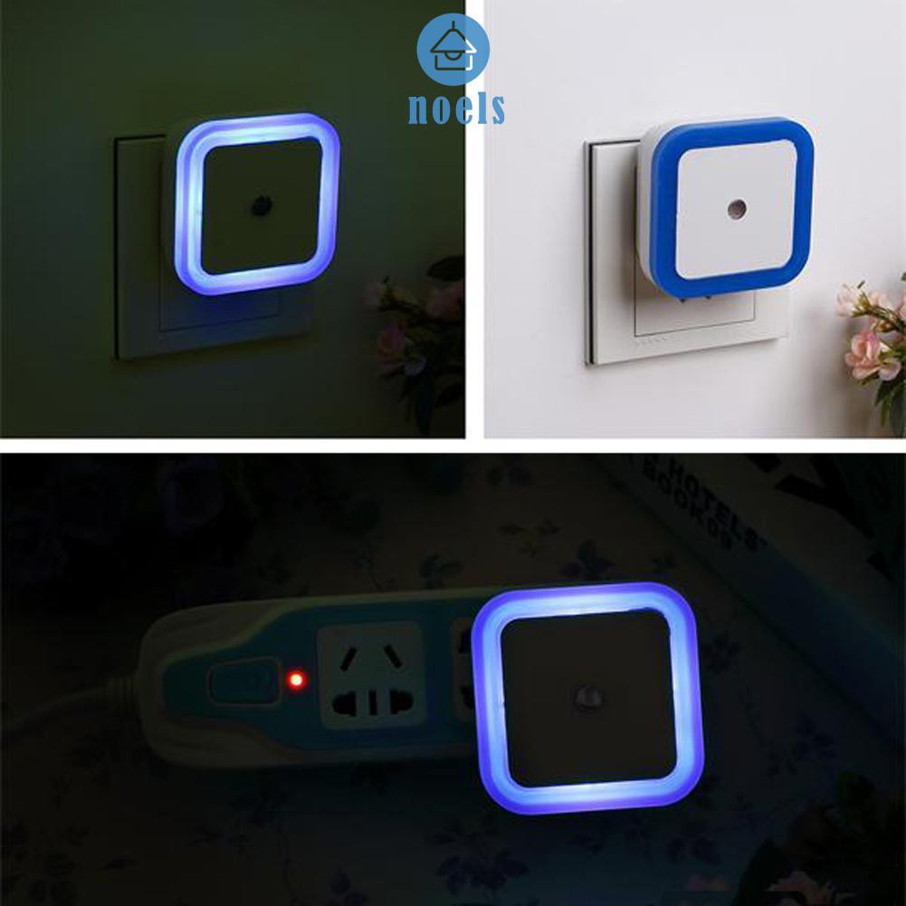 Đèn ngủ mini hình vuông thiết kế bóng LED cảm biến chuyển động