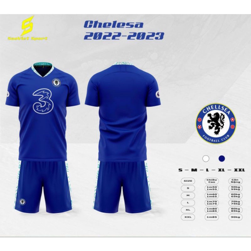 Áo bóng đá chelsea mới nhất mùa giải 22/23