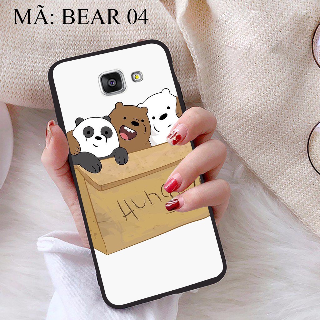 Ốp lưng Samsung A7 2016 viền dẻo TPU BST Gia Đình Nhà Gấu