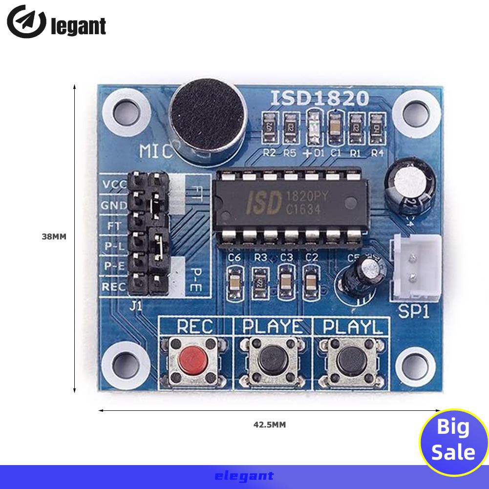 Mô Đun Ghi Âm Giọng Nói Egxisd1820 + Loa 0.5w