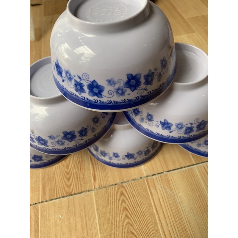 sét 5 chén cơm melamin