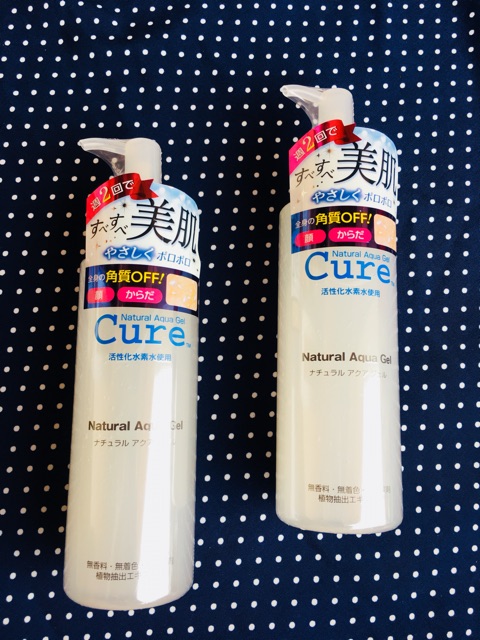 (sale) Tẩy da chết CURE NAUTURAL AQUA GEL (kèm bill) Made in Japan