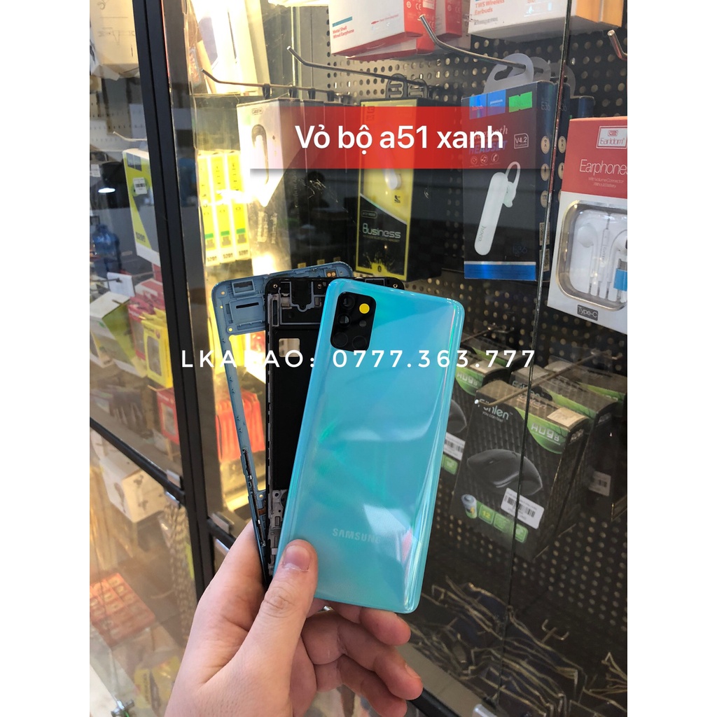 Vỏ bộ full Samsung A51 nhiều màu  zin new