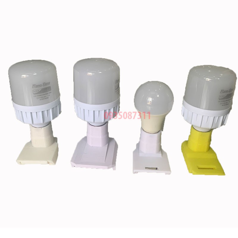 Đế Chuyển Pin Máy Khoan Thành Đèn Led Di Động Dùng Chân Pin Các Dòng Máy