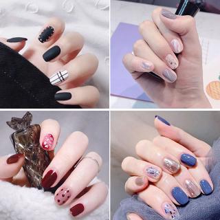 ✨ ✨Miếng Dán Móng Tay Toàn Diện Chống Nước Lâu Trôi Hình Mắt Mèo / Quả Bơ / Dâu Tây