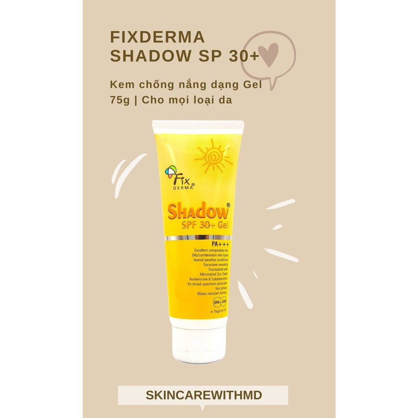 Kem chống nắng da mặt Fixderma SPF 30+ (chính hãng)