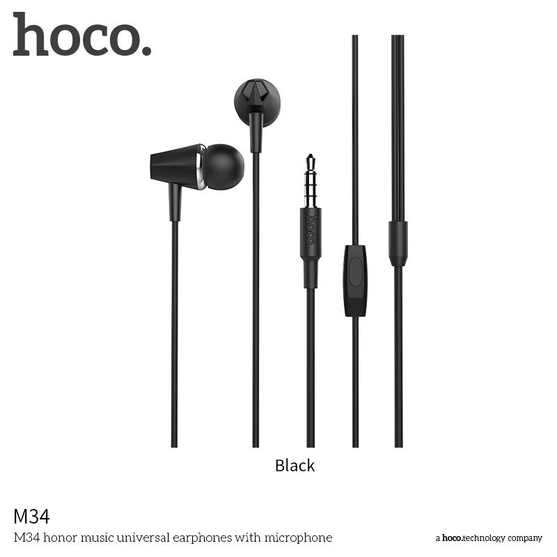 Tai Nghe hoco. M34 Chất Lượng Cao Giắc Cắm 3.5mm Dài 1.2m