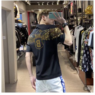 Áo thun Stee nam nữ unisex tay lỡ form rộng EAGLE Đại bàng nhũ vàng và bạc Trumunisex