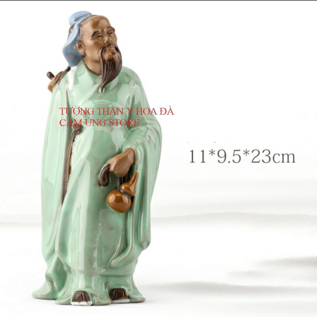 TƯỢNG GỐM THẦN Y HOA ĐÀ- TƯỢNG GỐM PHẬT SƠN CỠ LỚN