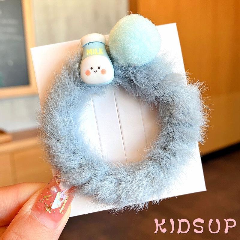 Dây buộc tóc co giãn họa tiết hoạt hình dễ thương cho bé