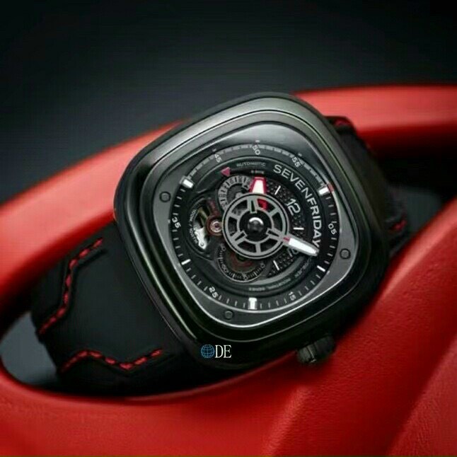 Đồng hồ nam thời trang, SF-S3-01, Automatic, Dây cao su, mặt vuông 47mm, bảo hành 24 tháng - donghokinhmat168