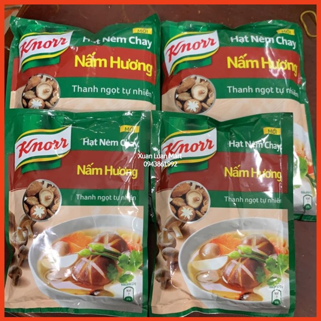 Hạt Nêm Chay Knorr Nấm Hương Gói 170g/380g